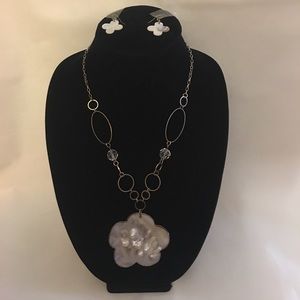 - SET OF NECKLACE EARRING